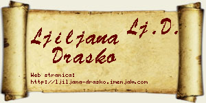 Ljiljana Draško vizit kartica